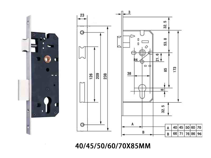 5085、6085鎖體怎麽選擇